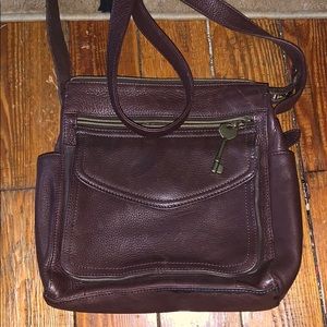 Brown fossil purse
